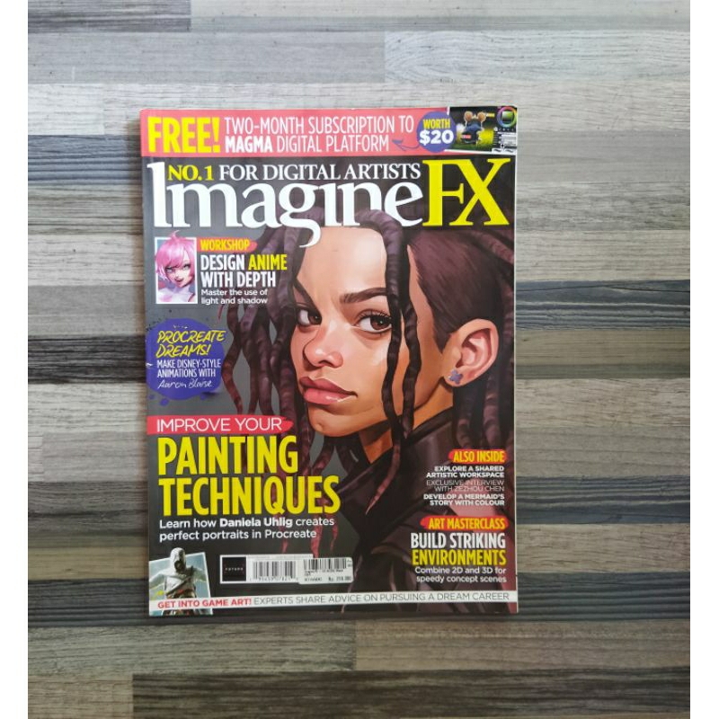 MAJALAH IMAGINE FX : IMPROVE YOUR PAINTING TECHNIQUES