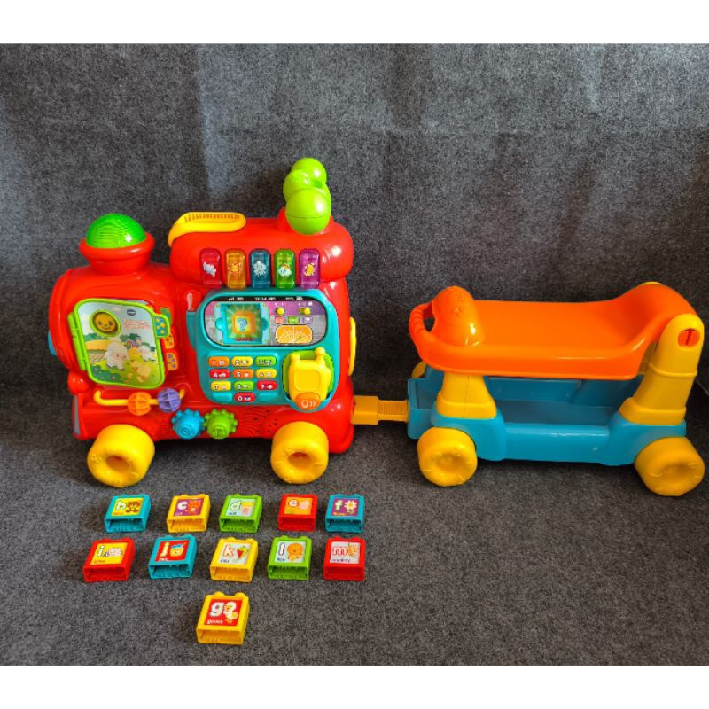 Preloved Vtech Sit to Stand Alphabet Train