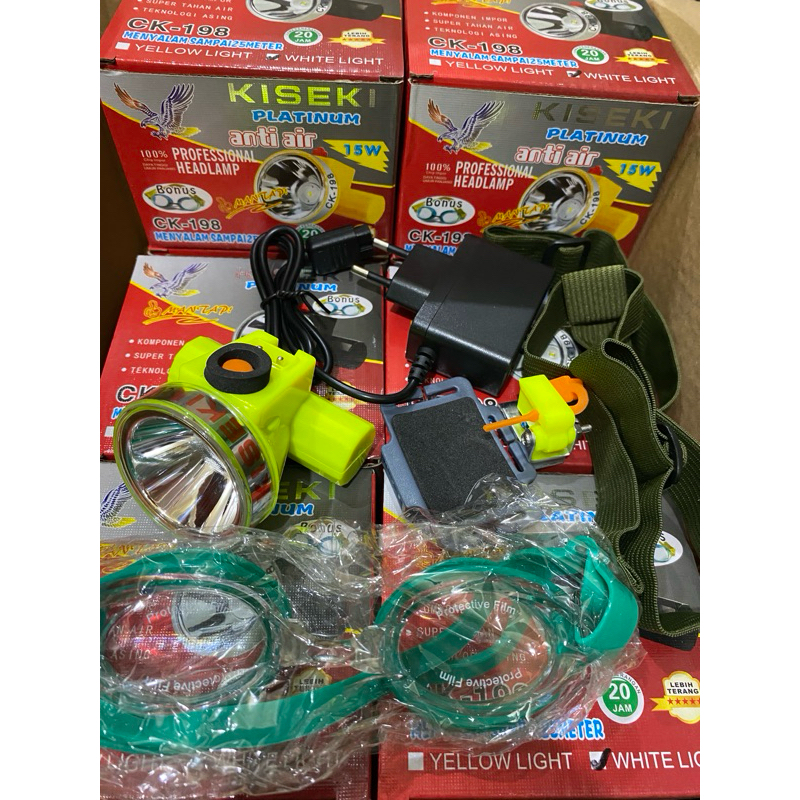 SENTER KEPALA SELAM 15W 20JAM KISEKI CK198 ORI
