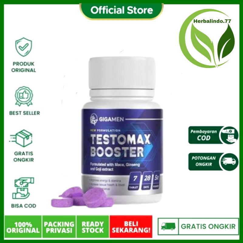Testomax Booster Original Suplemen Pria Penambah Testosterone Booster