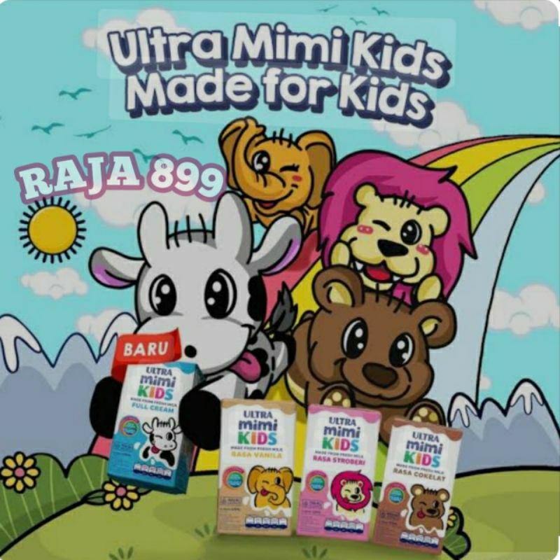 

SUSU ULTRA MIMI KIDS UHT 125ML 20 PCS | ULTRA MIMI KIDS 1/2 DUS