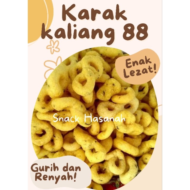

Karak Kaliang 88 gurih renyah | cemilan enak | snack hasanah
