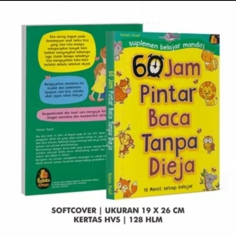 

Buku membaca 60 jam pintar Baca Tanpa Dieja