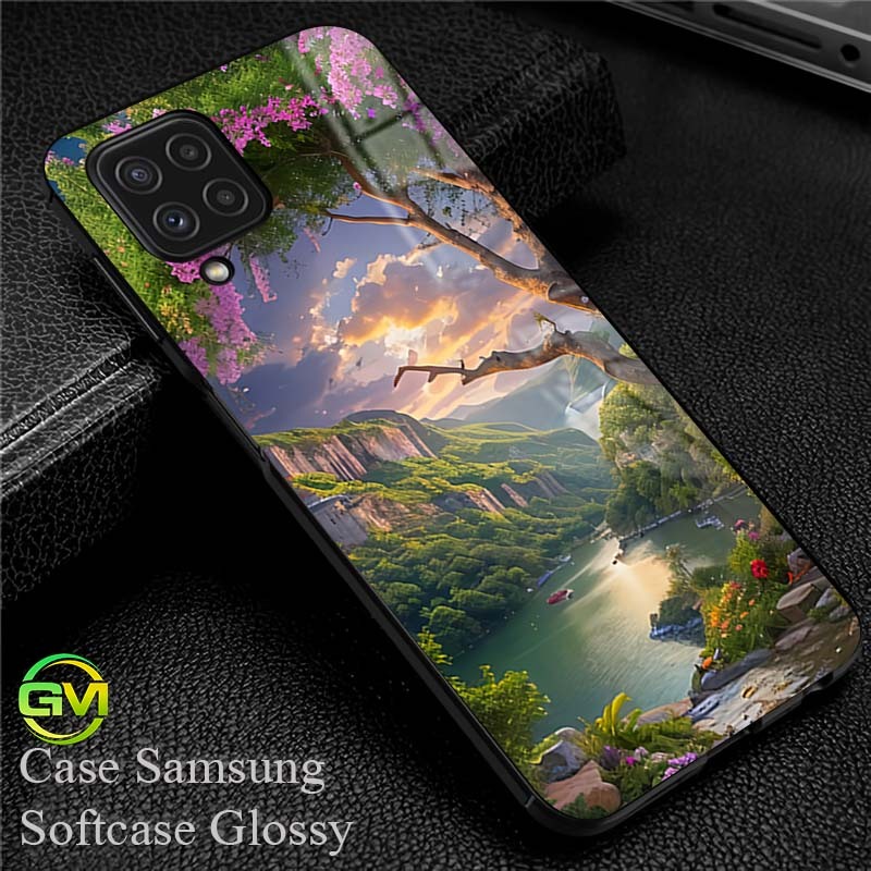 Softcase Glossy Samsung A12 M12 A22 M22 M32 M33 M53 M62 4G 5G [GM58] Soft Case Kesing Cesing Silikon