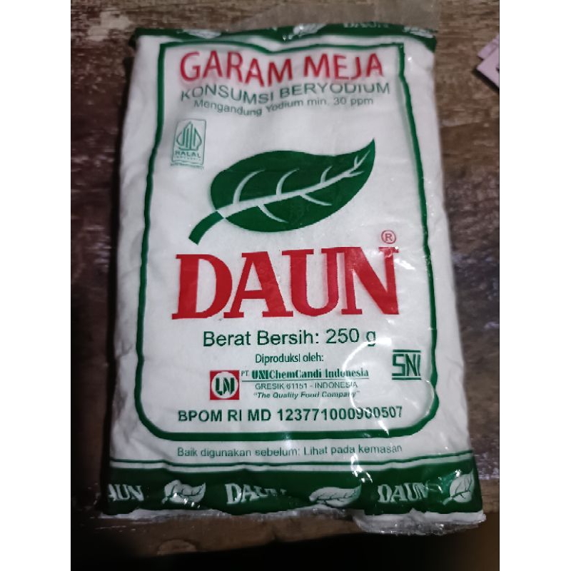 

Garam Daun 250Gram