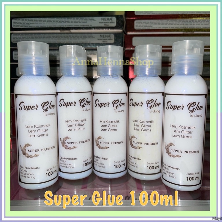 

ART U7S4 Isi 1ml lem isi ulang Lem Henna lem kulit super premium woterproff