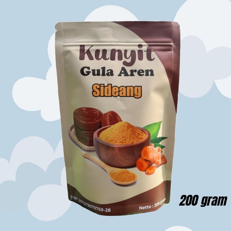 

Kunyit Bubuk Plus Gula Aren 200 gram -Jamu Kunyit Gula Aren