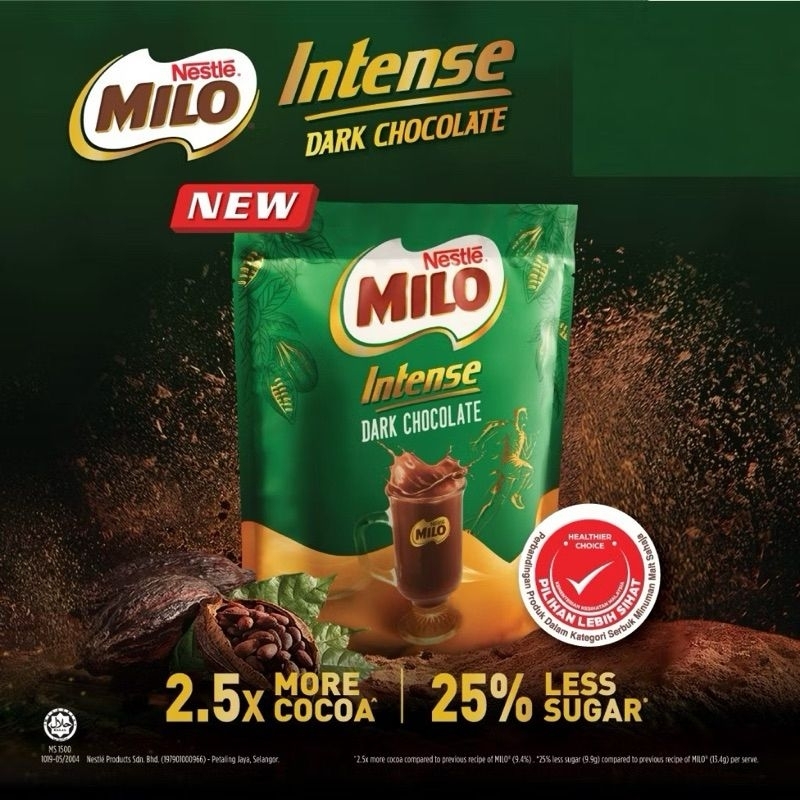 

Milo intense dark chocolate Malaysia (10sachet)