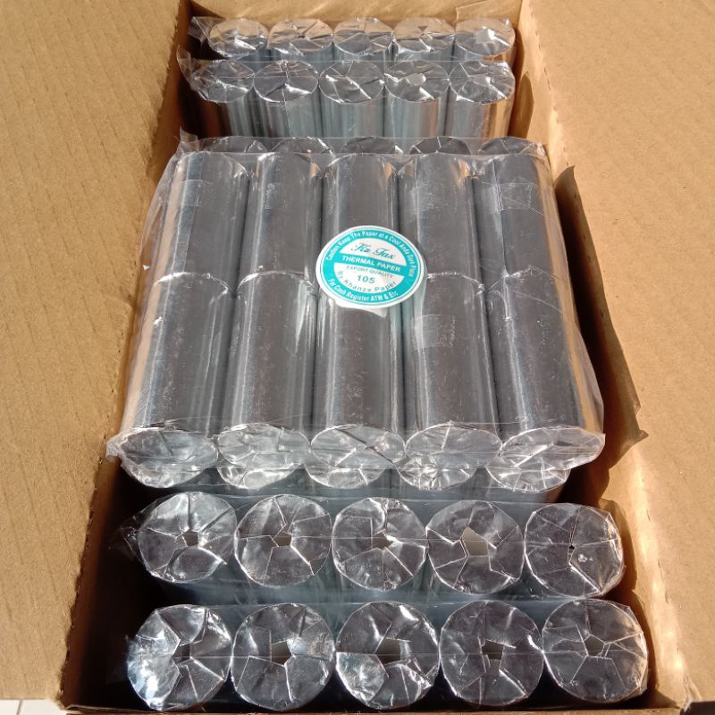 

Kertas thermal ukuran 57,58x30 mm paket 100 pcs
