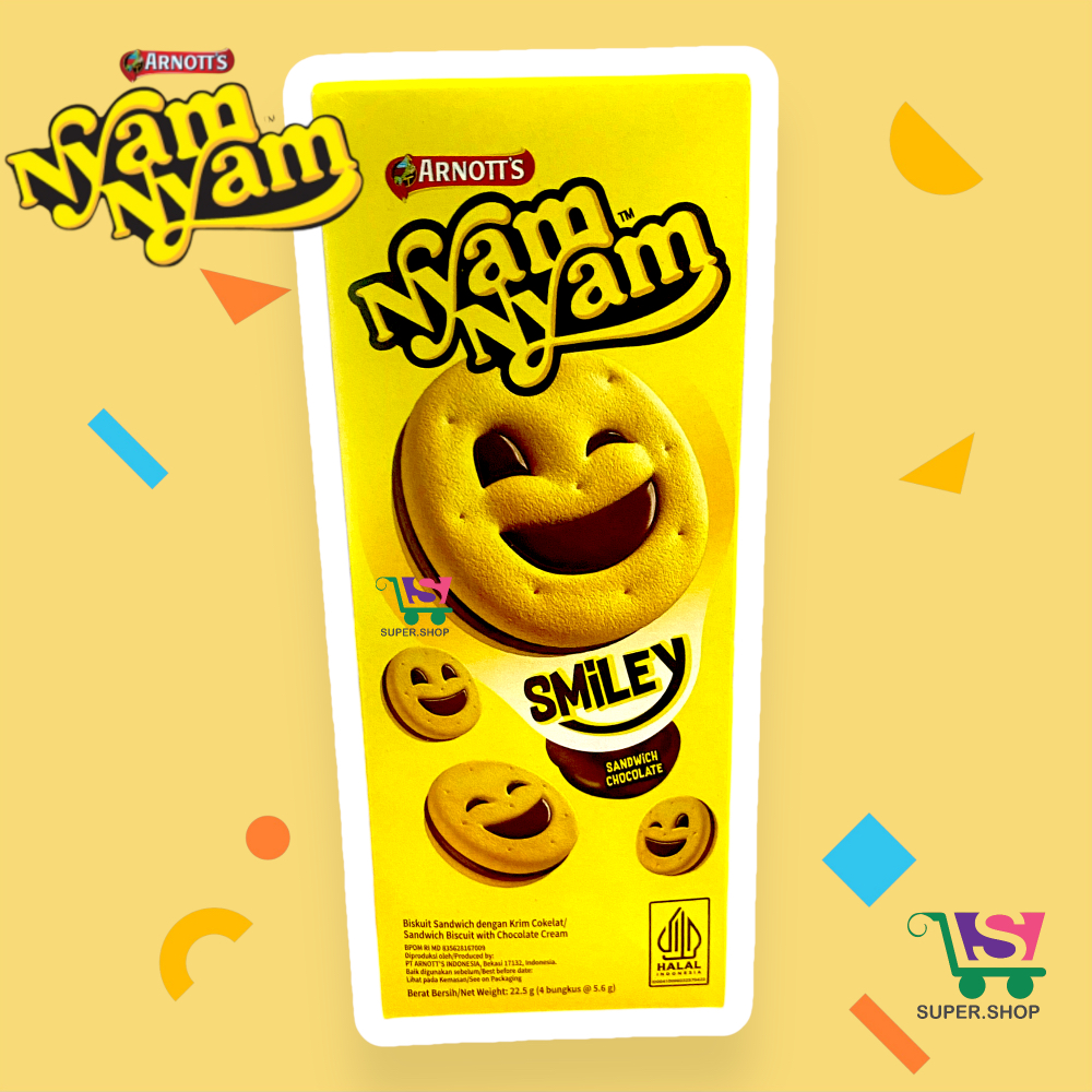 

Nyam Nyam Smiley Sandwich Chocolate Box Mini 22,5 Gram