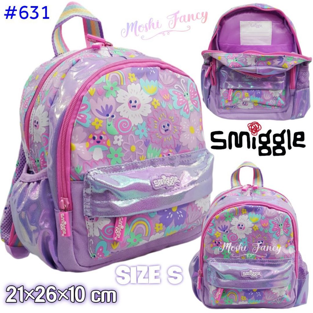 

Tas Smiggle Flower Butterfly Purple Anak PAUD / Tas Ransel Smiggle Anak Mermaid / Tas Sekolah Anak Mermaid Ocean Peach / Tas Gendong Anak Perempuan Girl PAUD