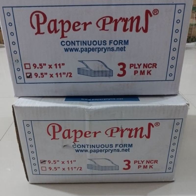 

Kertas Continuos Form Paper Prins 3PLY NCR 9,5" X 11" ( Dus ) [ Original ]