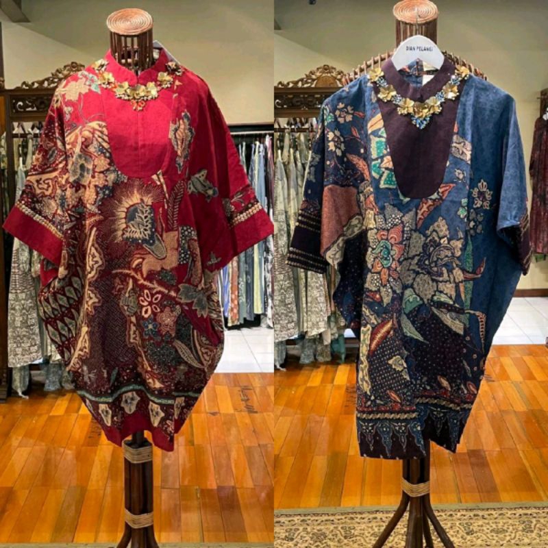 Tunik Katun Viscos Payet by Dian Pelangi LIMITED EDITION Blouse Baju Atasan Kemeja Blus Outfit Busui