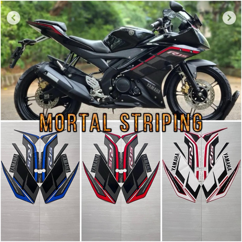 STIKER STRIPING MOTOR R15 V2 2015 2016