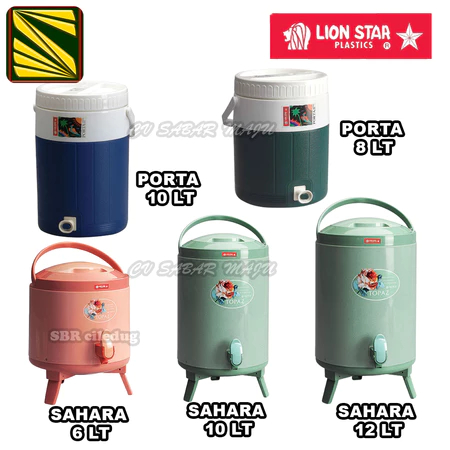 Lionstar Tempat Minum/ Dispenser /Drink Jar 6 Liter, 8 Liter, 10 Liter & 12 Liter