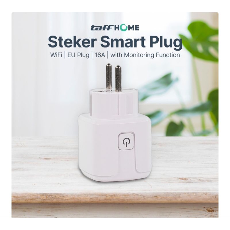 Steker Smart Plug WiFi EU Plug 16A with Monitoring Function
