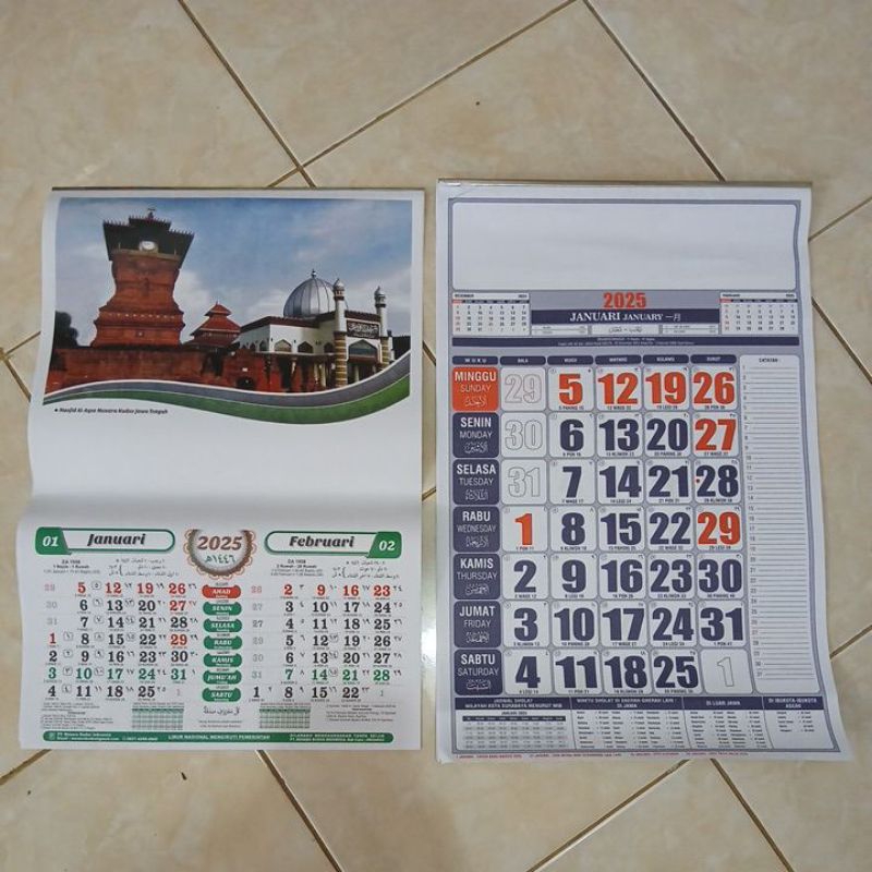 

Kalender Menara Kudus 2025 / Kalender Terbaru / Almanak / Tanggalan