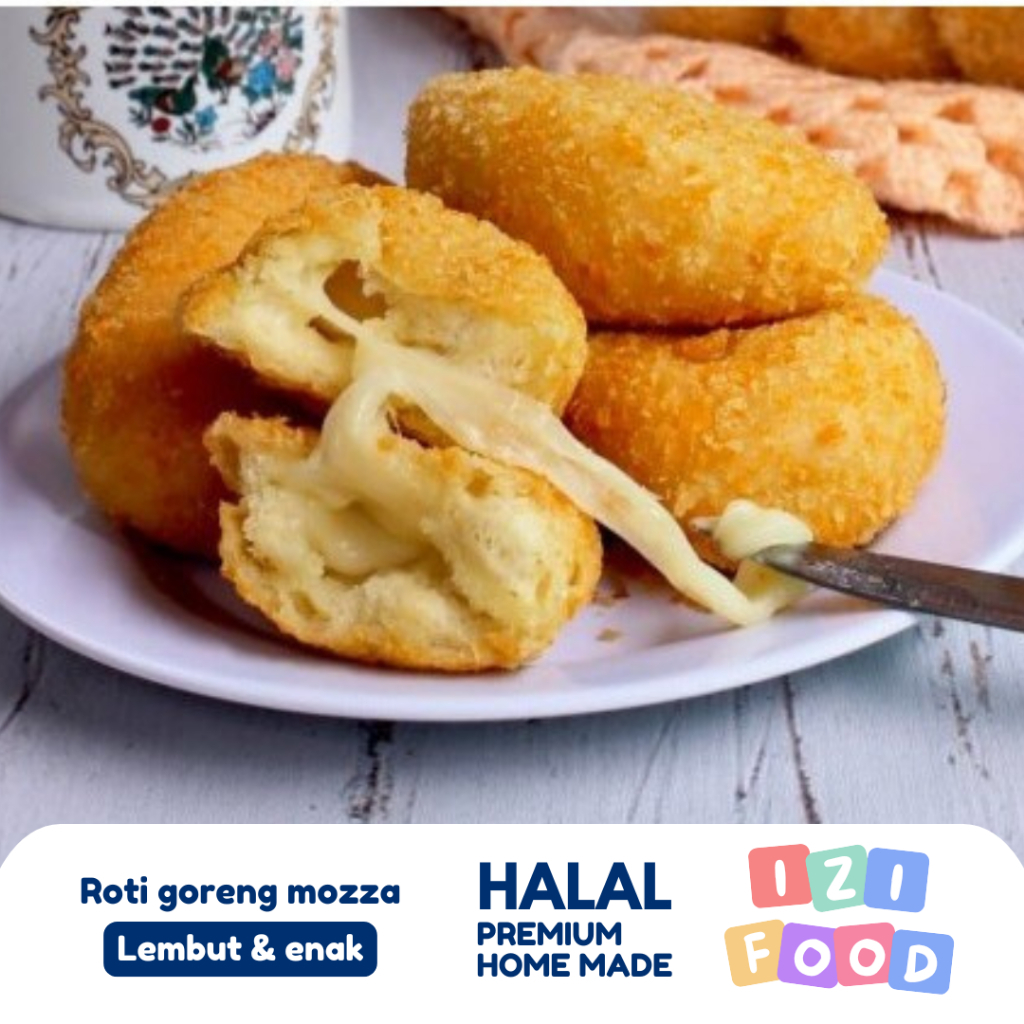 

Roti Goreng Mozarella / Donat Keju Mozzarella isi 8pcs