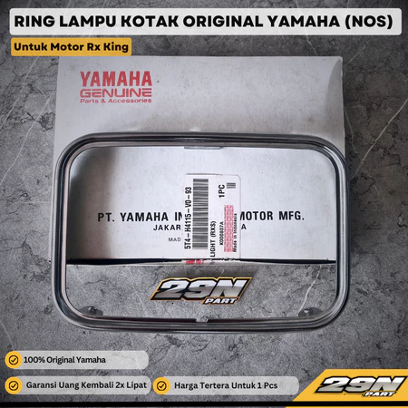 Ring Rim Lampu Depan Kotak Chrome New Original Stock NOS YAMAHA RX KING SPESIAL YT115 L2S 5T4-H4115-