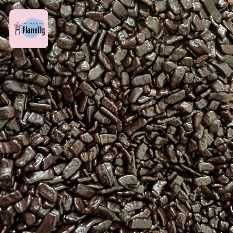 

Dark flake coklat (repack 100gr)