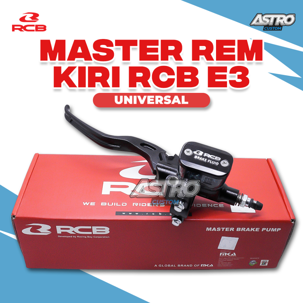 Master Brake Pump RCB Left Vario PCX ADV 150 160 Stylo 160 Master Rem Kiri E3 14MM Universal Racing