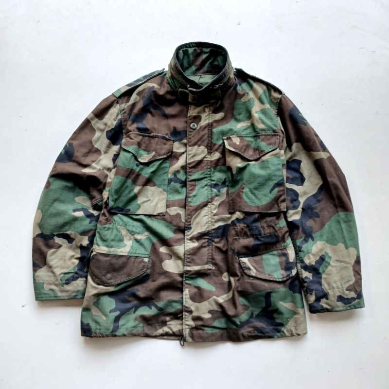jaket parka m65 woodland