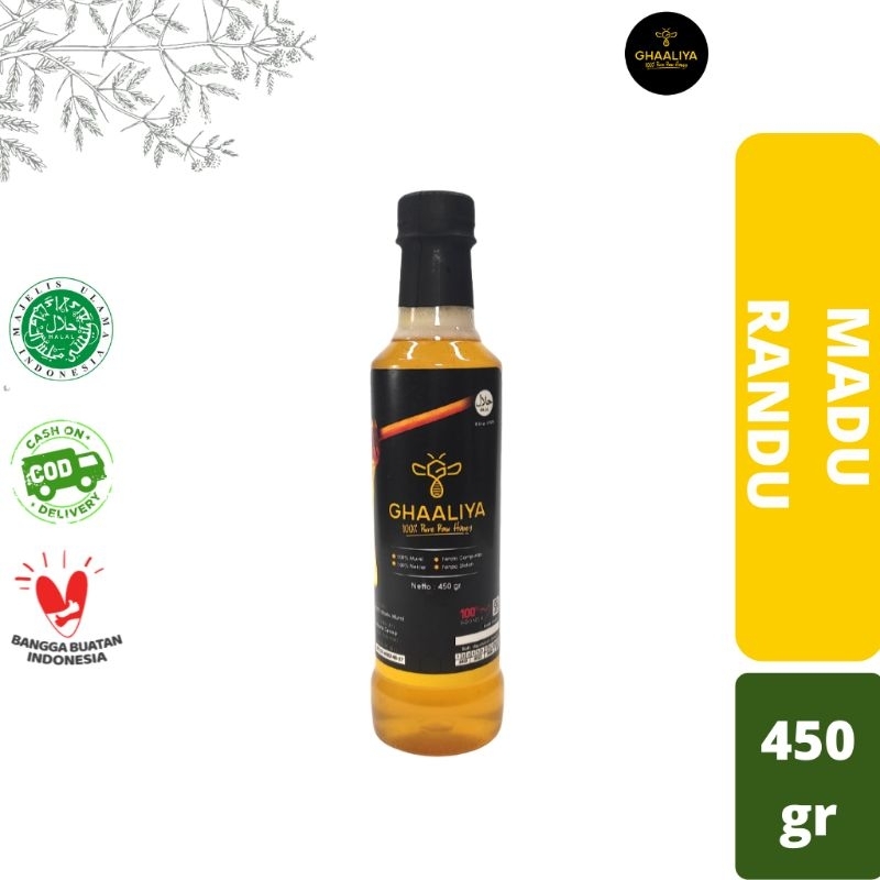 

Madu Murni Asli Nektar Randu 450gr