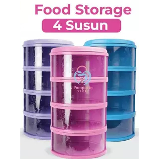 Tudung Saji Susun 4 Layer/rak makanan 4 susun murah Food Storage 4 Susun /tempat penyimpanan makanan