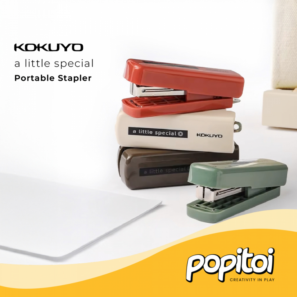 

Kokuyo A LIttle Special Portable Stapler Mini Lipat Mobile Staples