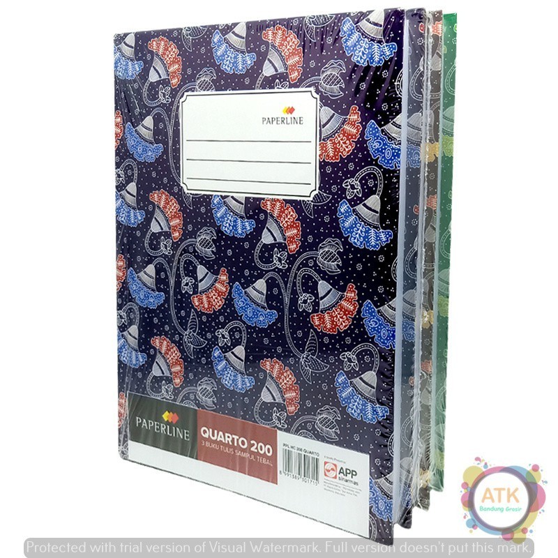 

Buku KWARTO Paperline isi 200 lbr