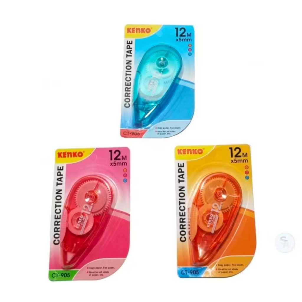 

KENKO CORRECTION TAPE CT-905 (12MX5MM) HARGA PER PCS WARNA RANDOM