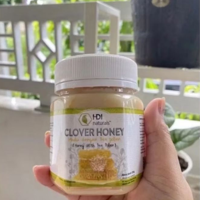 

Clover honey 250gr exp 2028 + sendok kayu