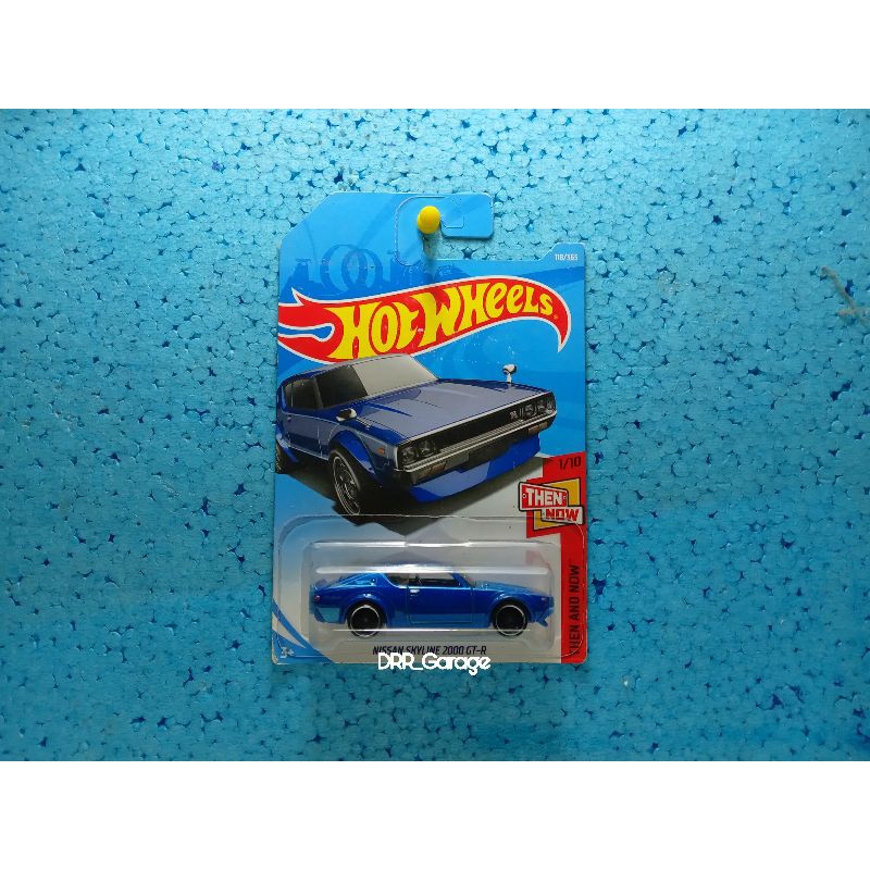 Hot Wheels Nissan Skyline 2000GT-R (Blue)