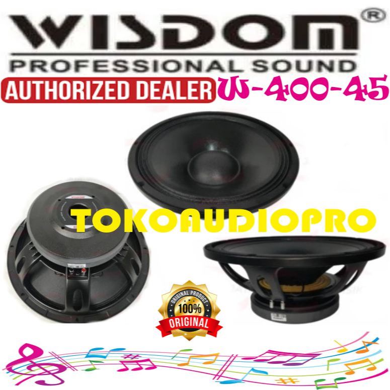 Speaker Component Wisdom W40045 Speaker Component Wisdom W-400-45