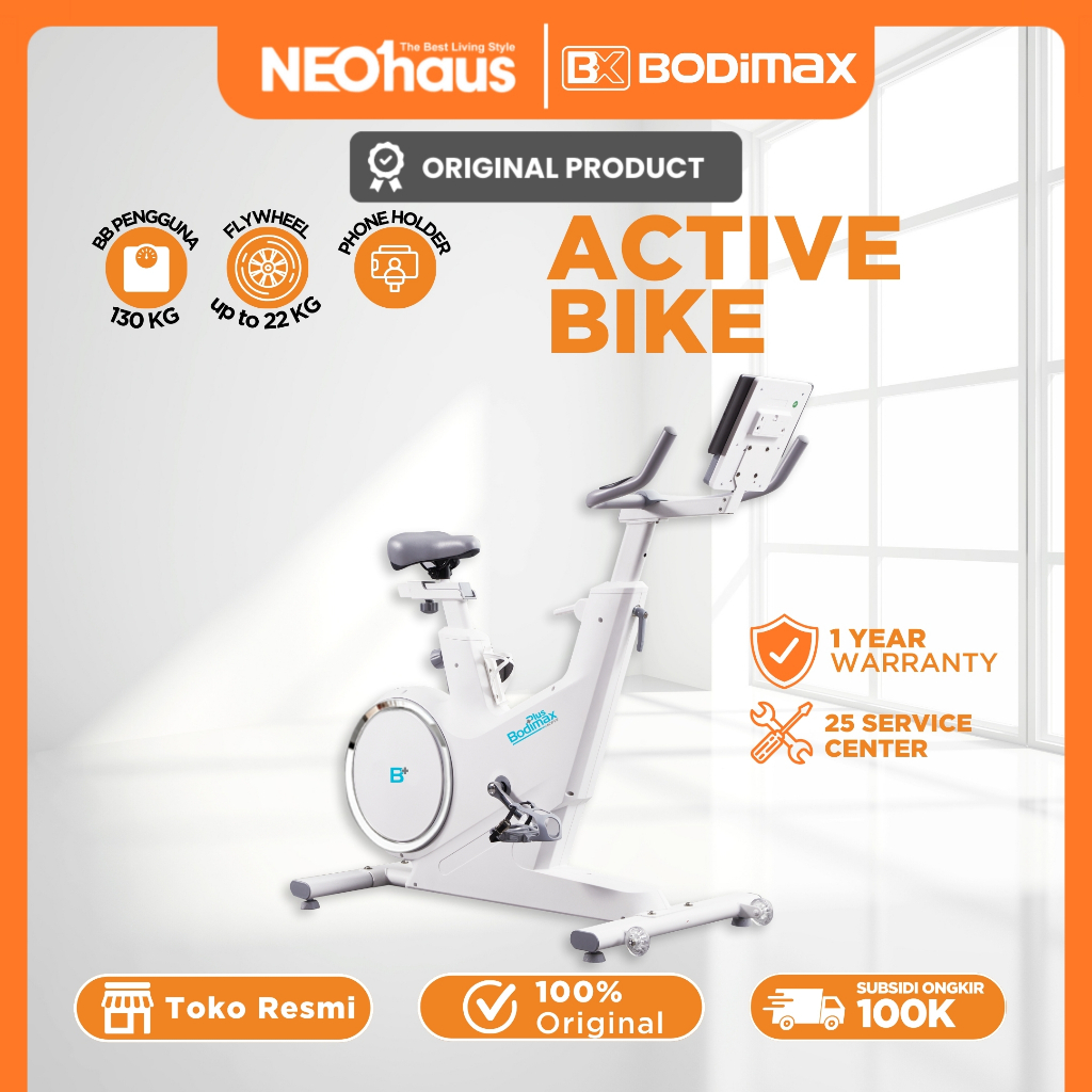 BODIMAX PLUS ACTIVE BIKE - Sepeda Statis Magnetic