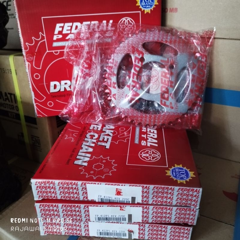 FP-412P1-KEV-220C gearset supra / supra x KEV federal original