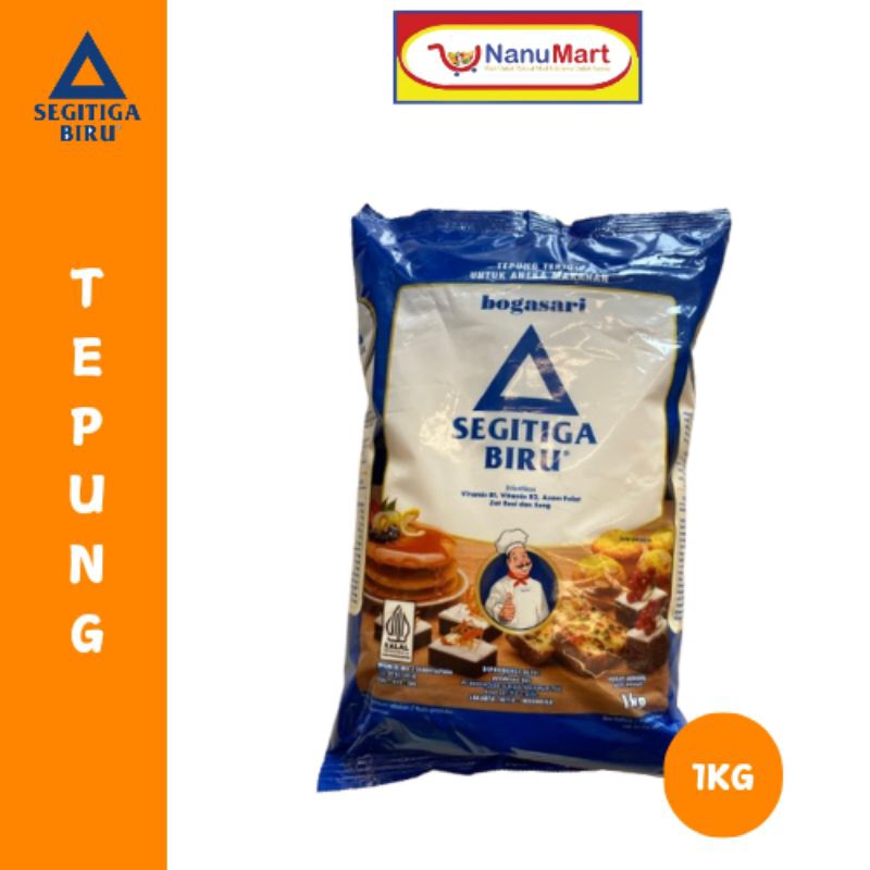 

BOGASARI TEPUNG TERIGU SEGITIGA BIRU 1KG PREMIUM