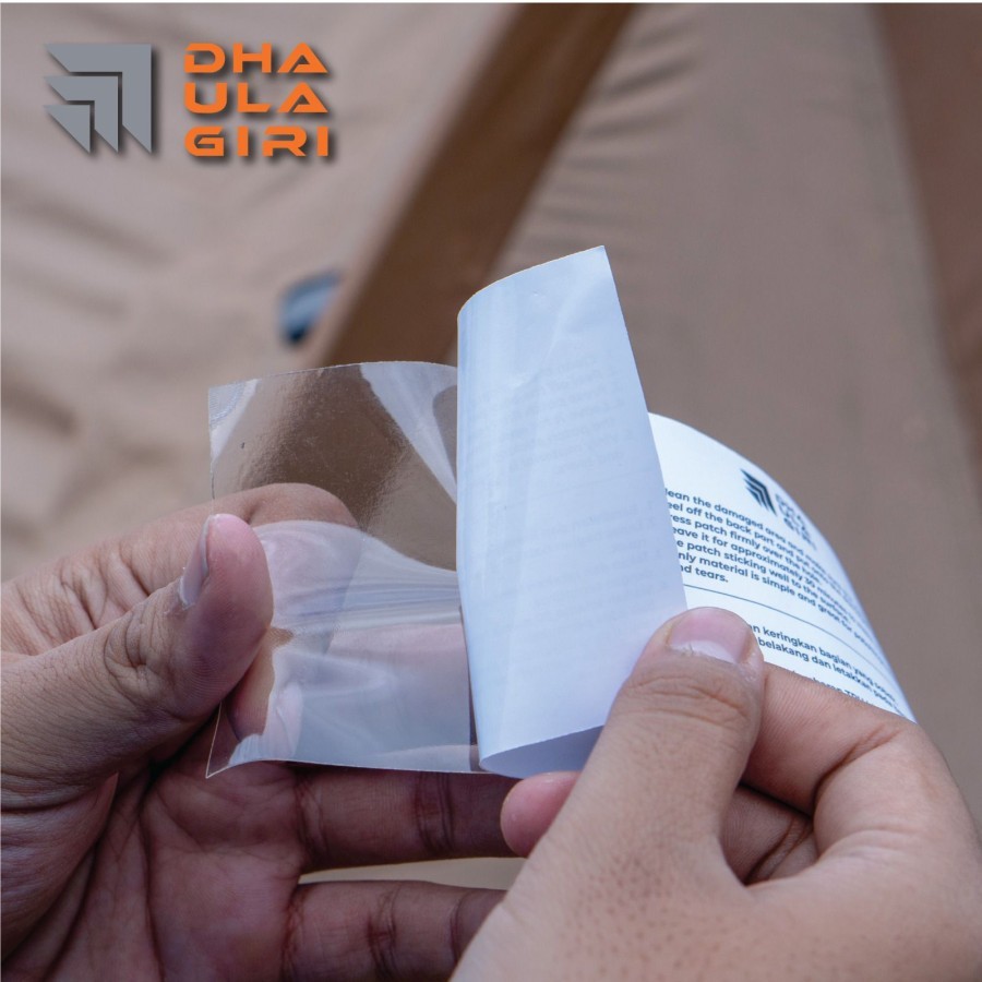 Dhaulagiri TPU Repair Patch Sheet / Penambal Tenda Flysheet Matras Angin sleeping pad Multifungsi
