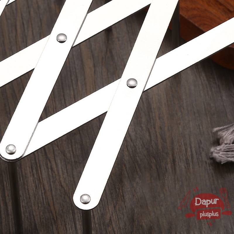 Tatakan Kukusan Multifungsi Tempat Piring Lipat Alas Kukus Panci Makanan Stainless Steel