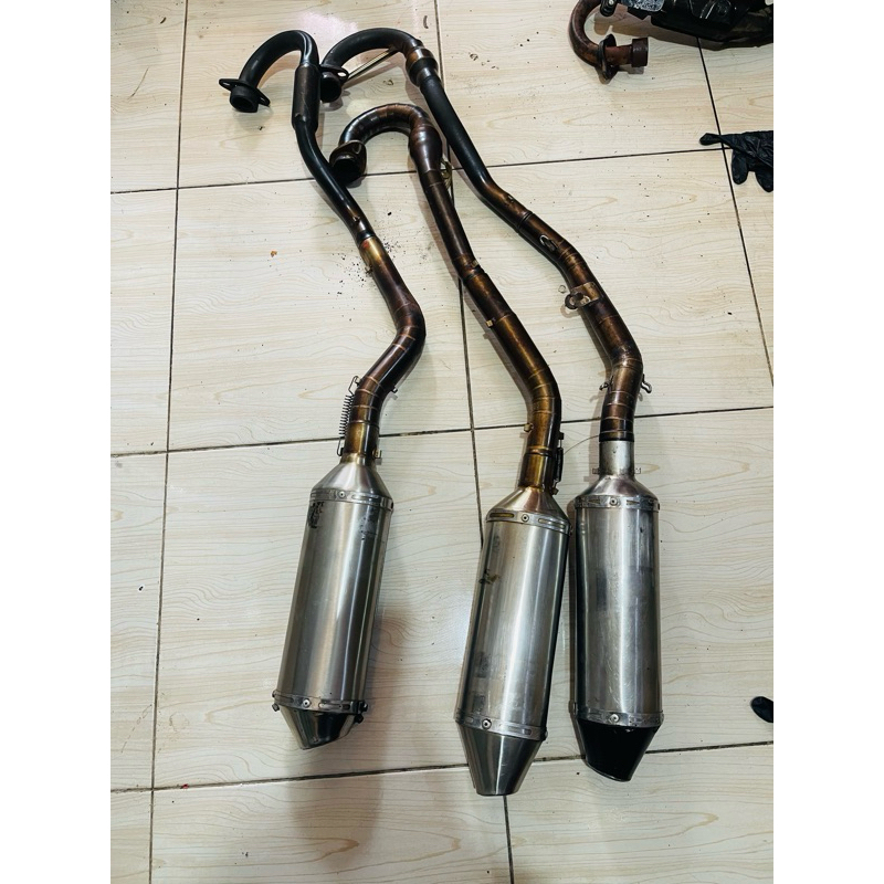 Knalpot second klx150 bekas klx150 copotan motor