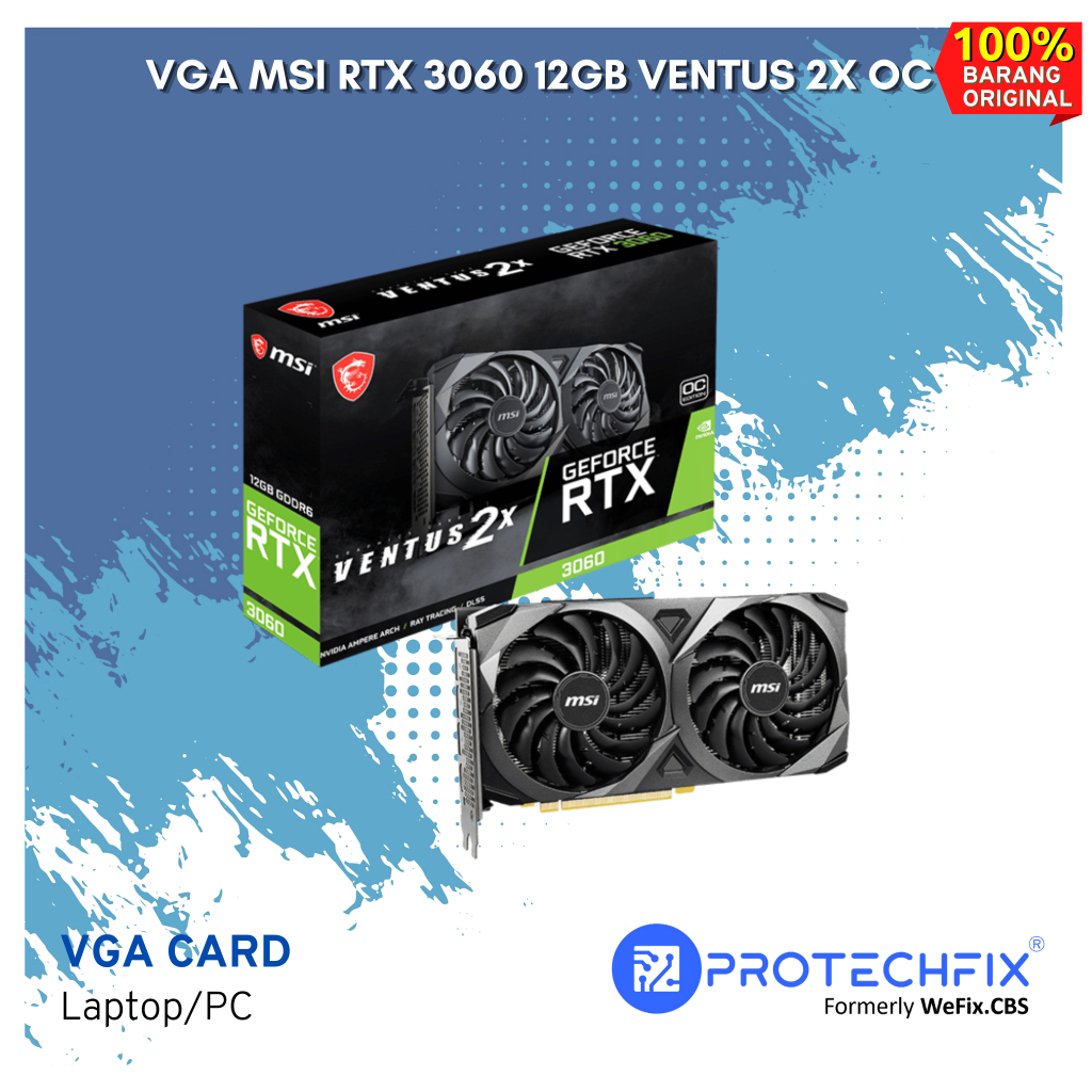VGA MSI RTX 3060 12GB VENTUS 2X OC