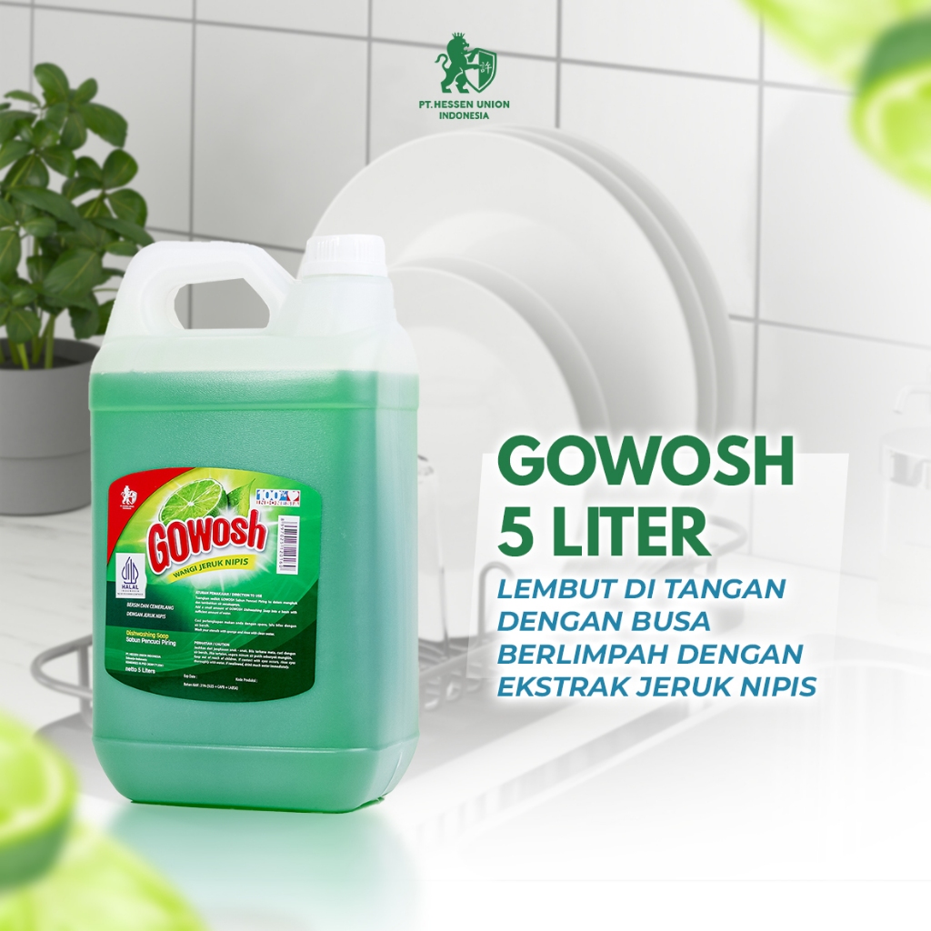GOWOSH Sabun Cuci Piring Jerigen 5 Liter