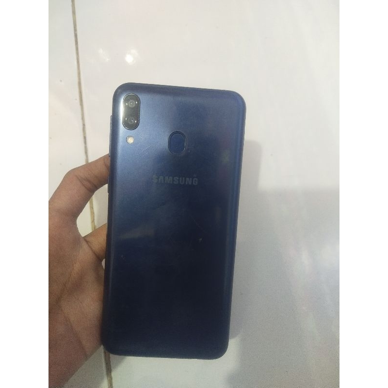hp Samsung galaxy m20 ram 3/32 sidik jari normal