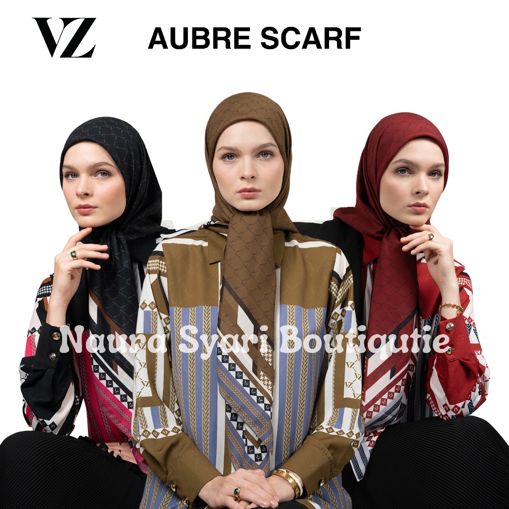 Vivi Zubedi New Aubre Scarf / VZ Scarf Aubre ORIGINAL by Vivi Zubedi / VZ AUBRE VOAL SCARF