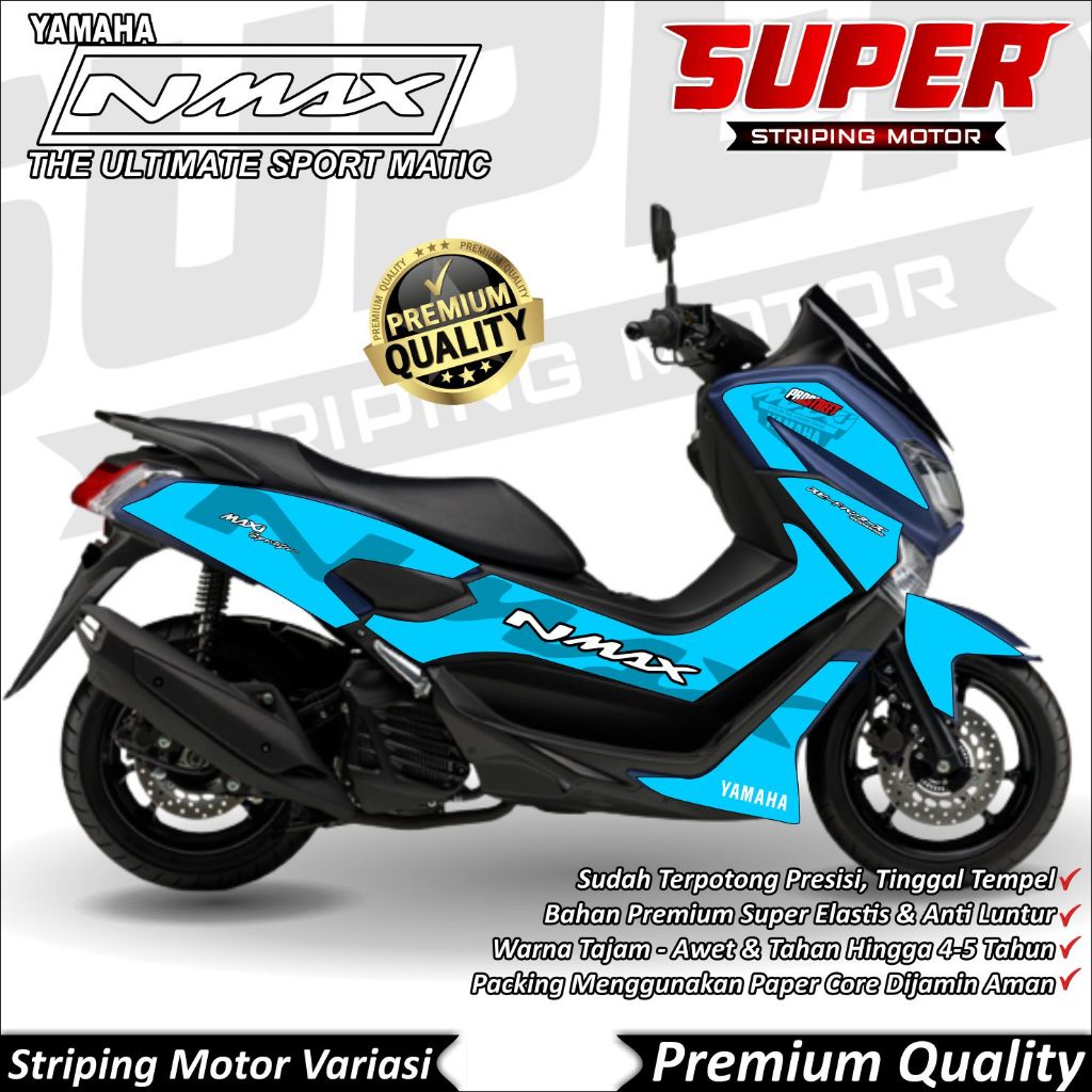 Stiker Nmax Old Anti Luntur keren Striping Nmax Old Striping Yamaha Nmax Old Polos