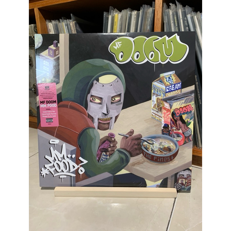 Vinyl / piringan hitam MF Doom - MM.. Food ( 2Lp , color , custom Green, pink )