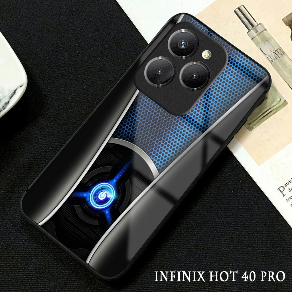 Softcase Glossy Glass Infinix Hot 40 Pro Terbaru [GC2 ] Casing Handphone Infinix Hot 40 - Pelindung 