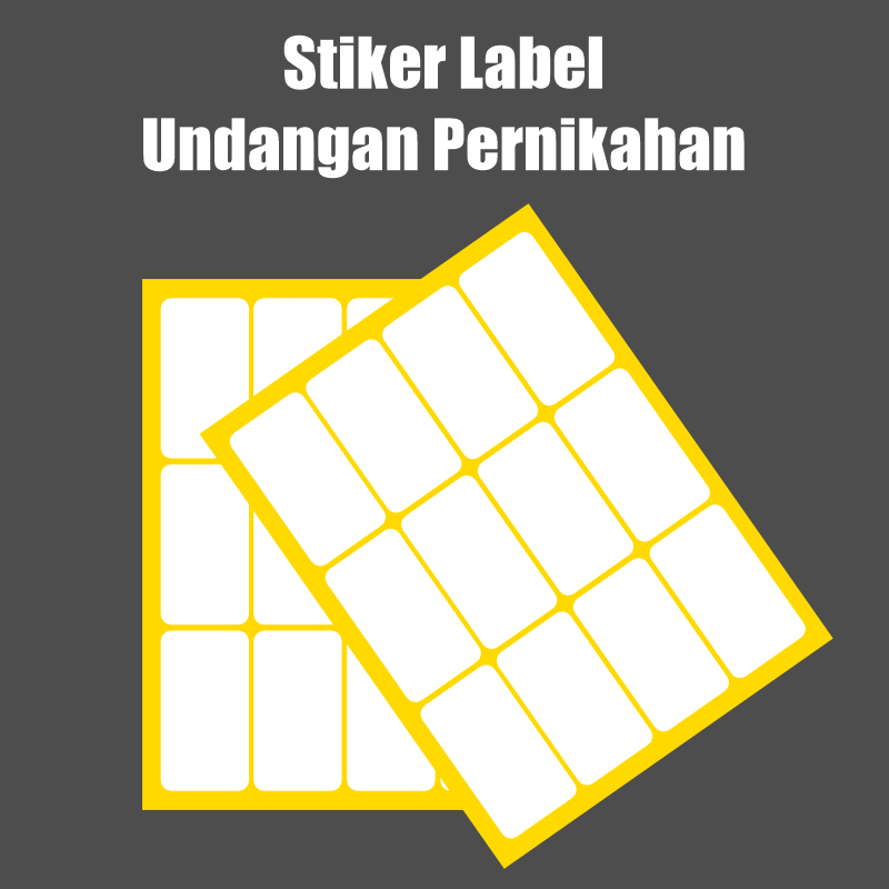 

Label Unta ( Untuk label undangan pernikahan) No. 103 -