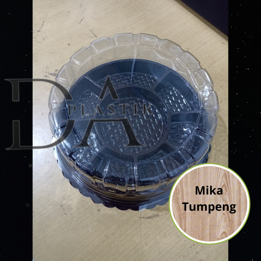 1-5Pcs Mika Tumpeng 20cm | Mika Bulat Sekat | Mika tumpeng plastik sekat