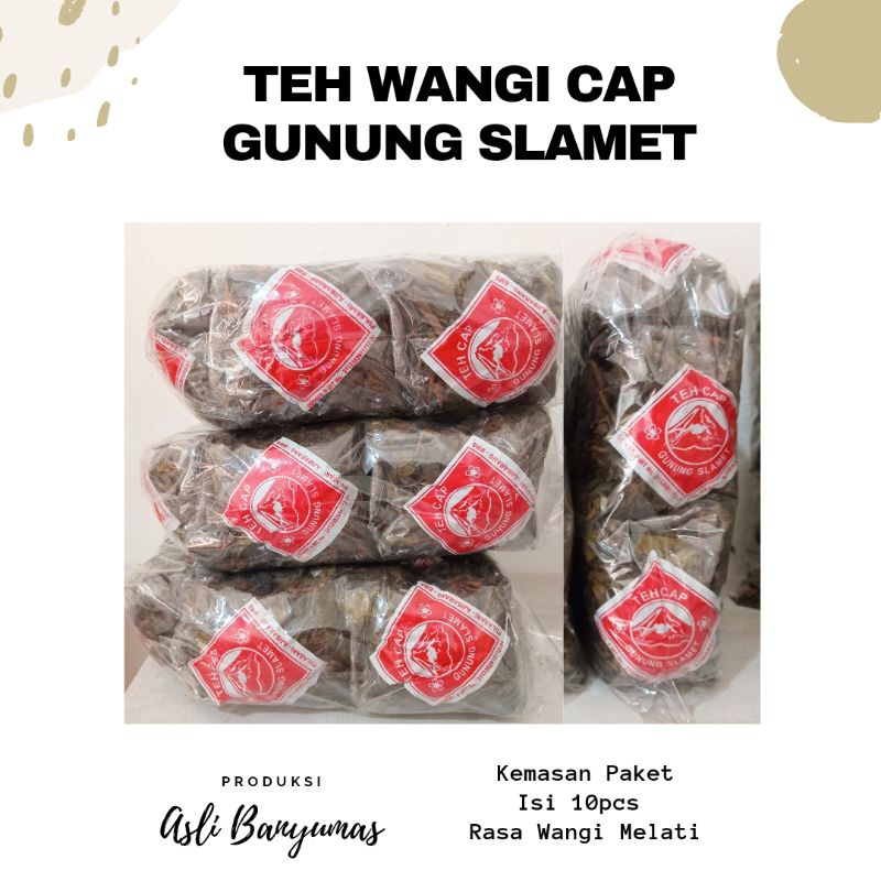 

TEH WANGI CAP GUNUNG SLAMET KEMASAN PAKET (isi 10pcs) | KHAS BANYUMAS | HARGA TERJANGKAU | FREE GIFT MIN 50k (all item)
